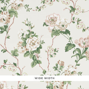 Betty Quiet Pink 5009870 by Schumacher Wallpaper