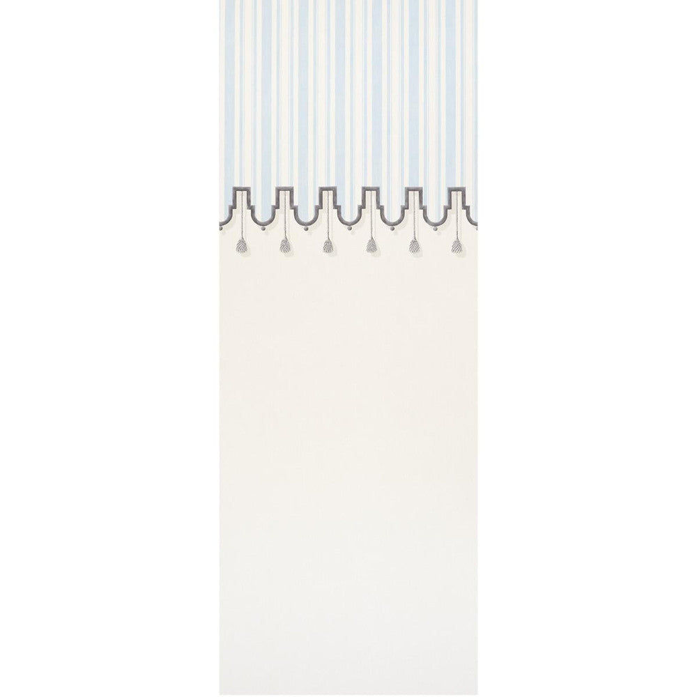 Villa Panel Sky 5009911 by Schumacher Wallpaper Trompe L'Oeil 54.0" - Fabric Carolina -