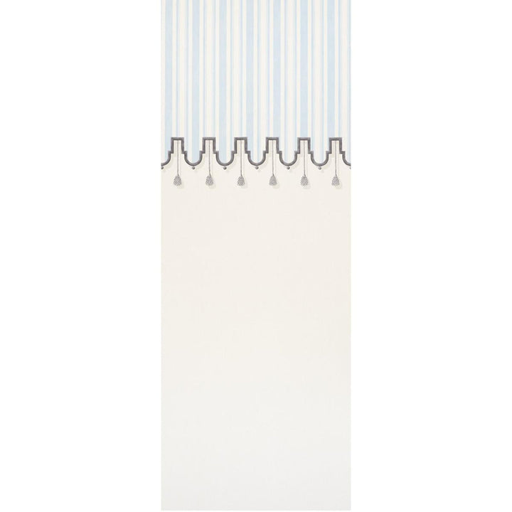 Villa Panel Sky 5009911 by Schumacher Wallpaper Trompe L'Oeil 54.0" - Fabric Carolina -