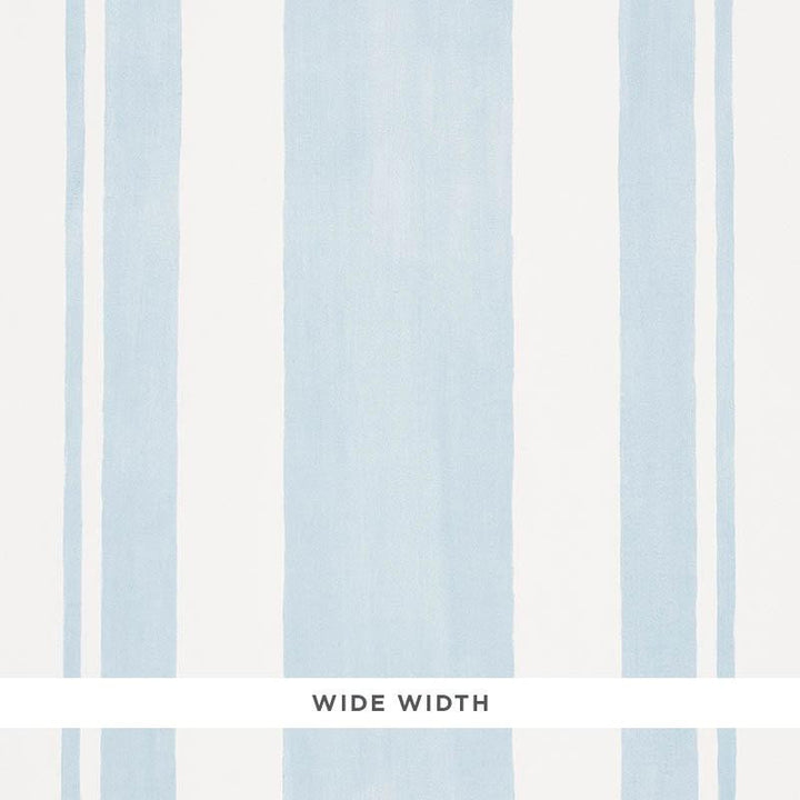 Villa Stripe Sky 5009921 by Schumacher Wallpaper Trompe L'Oeil 7.75" - Fabric Carolina -