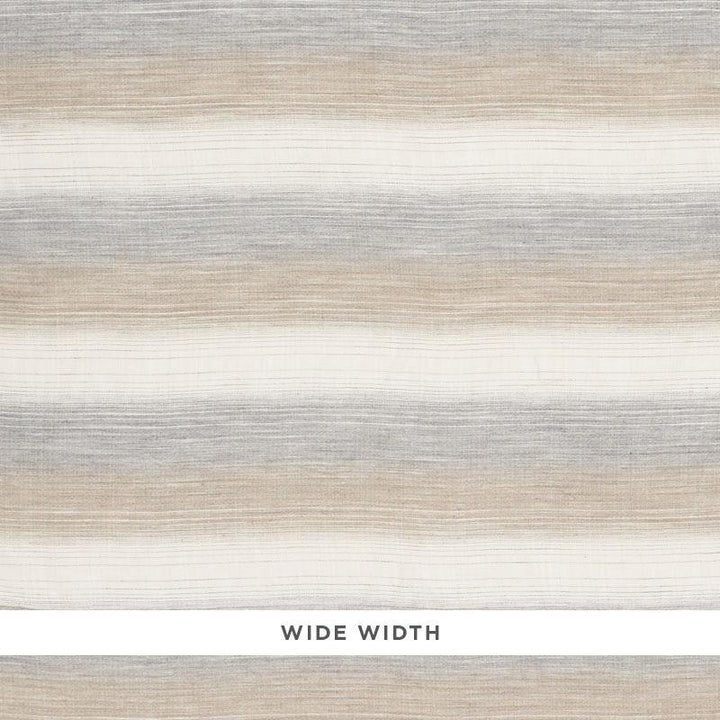 Horizon Casement Dune & Grey 75771 by Schumacher Fabric Natural Sheers - Fabric Carolina -