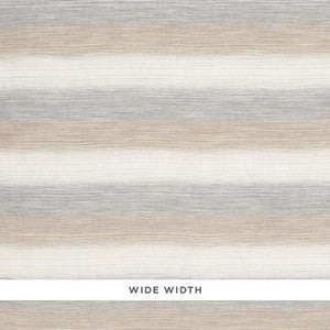 Horizon Casement Dune & Grey 75771 by Schumacher Fabric