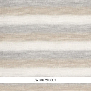 Horizon Casement Dune & Grey 75771 by Schumacher Fabric