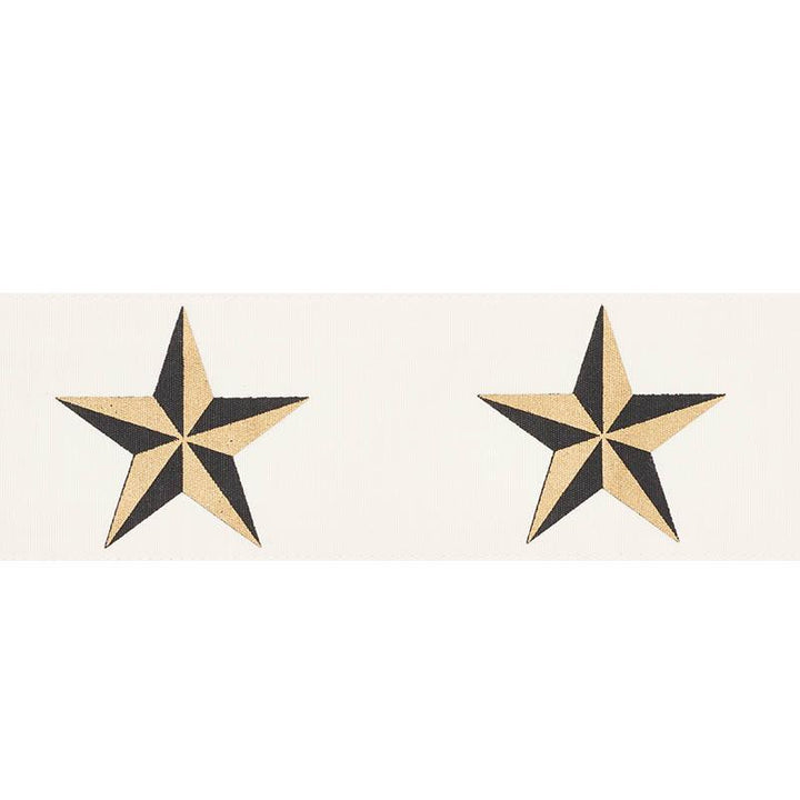 Etoile Tape Gold 75830 by Schumacher Trim Trompe L'Oeil 4.5" - Fabric Carolina -