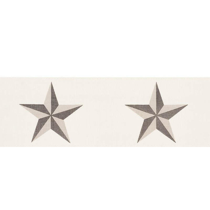 Etoile Tape Grey 75831 by Schumacher Trim Trompe L'Oeil 4.5" - Fabric Carolina -
