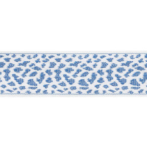 Leopard Tape Blue 75850 by Schumacher Trim