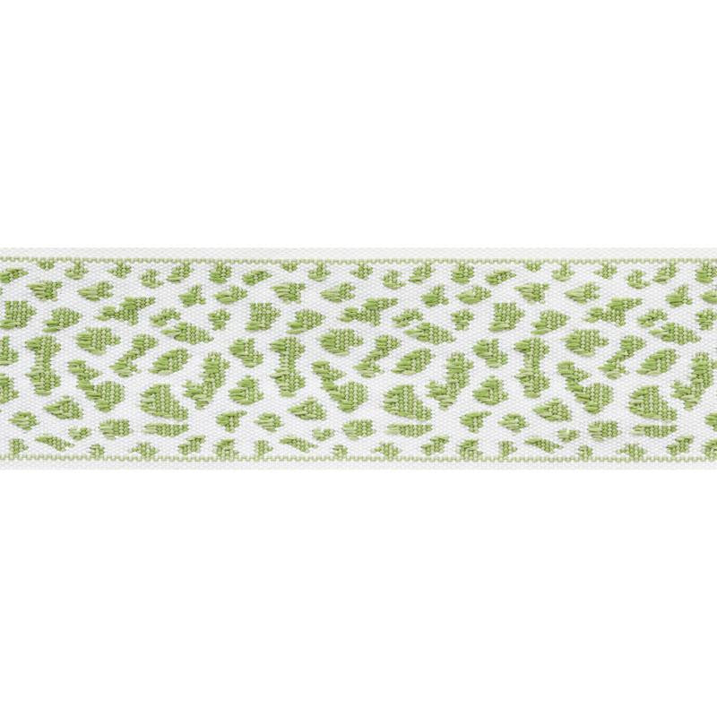 Leopard Tape Leaf 75852 by Schumacher Trim Indoor/Outdoor: Prints & Wovens 2.12" - Fabric Carolina -