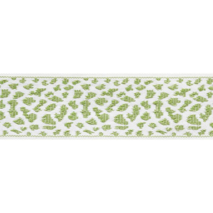 Leopard Tape Leaf 75852 by Schumacher Trim Indoor/Outdoor: Prints & Wovens 2.12" - Fabric Carolina -