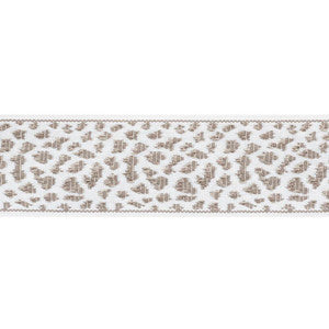 Leopard Tape Taupe 75854 by Schumacher Trim