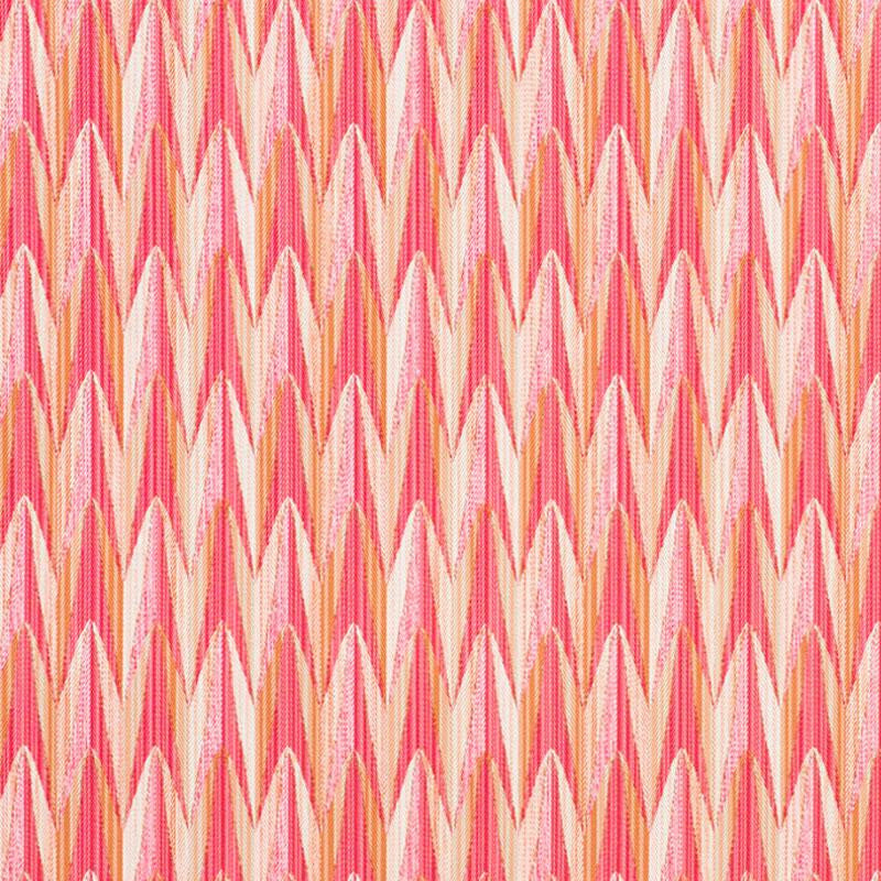 Verdant Indoor/Outdoor Pink & Orange 75911 by Schumacher Fabric Indoor/Outdoor: Prints & Wovens 6.88" - Fabric Carolina -