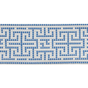 Maze Tape Indoor/Outdoor Blue 75950 by Schumacher Trim