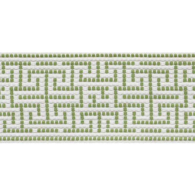 Maze Tape Indoor/Outdoor Leaf 75951 by Schumacher Trim Indoor/Outdoor: Prints & Wovens 3.75" - Fabric Carolina -