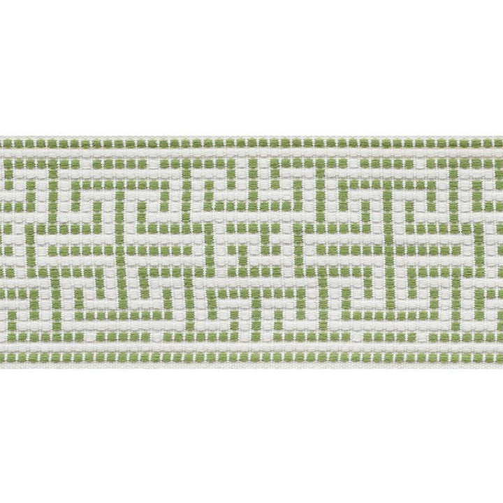 Maze Tape Indoor/Outdoor Leaf 75951 by Schumacher Trim Indoor/Outdoor: Prints & Wovens 3.75" - Fabric Carolina -