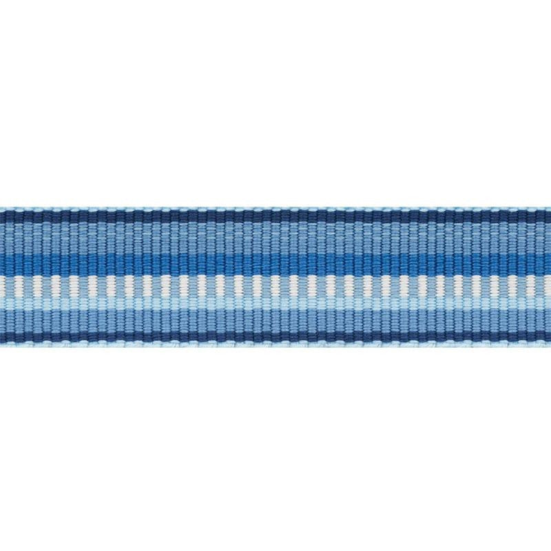 Primavera Tape Narrow Sea 75981 by Schumacher Trim Indoor/Outdoor Prints & Wovens Iii - Fabric Carolina -