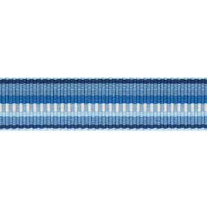 Primavera Tape Narrow Sea 75981 by Schumacher Trim