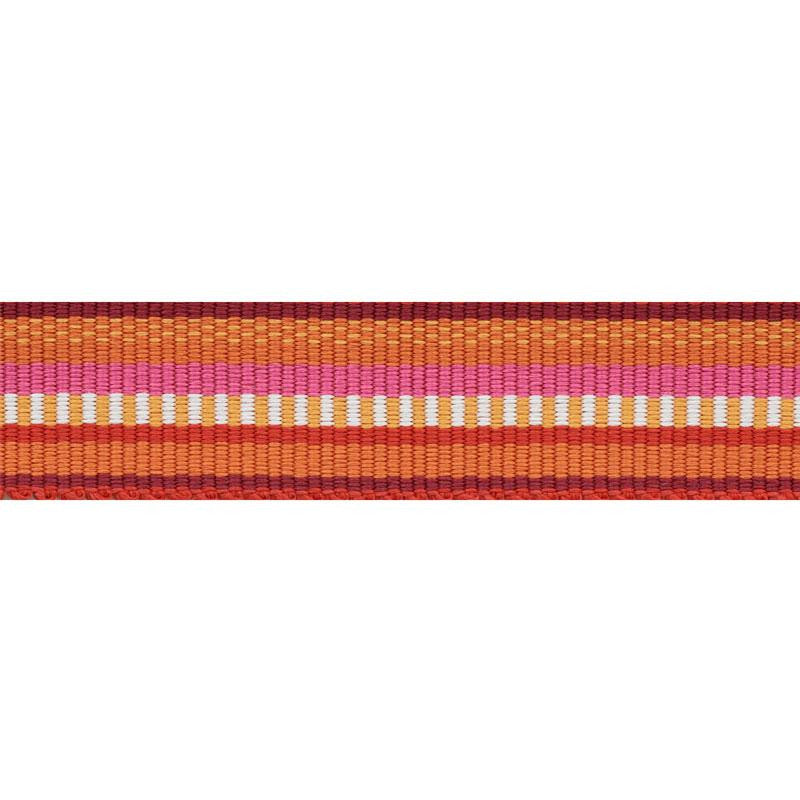 Primavera Tape Narrow Berry 75983 by Schumacher Trim Indoor/Outdoor Prints & Wovens Iii - Fabric Carolina -