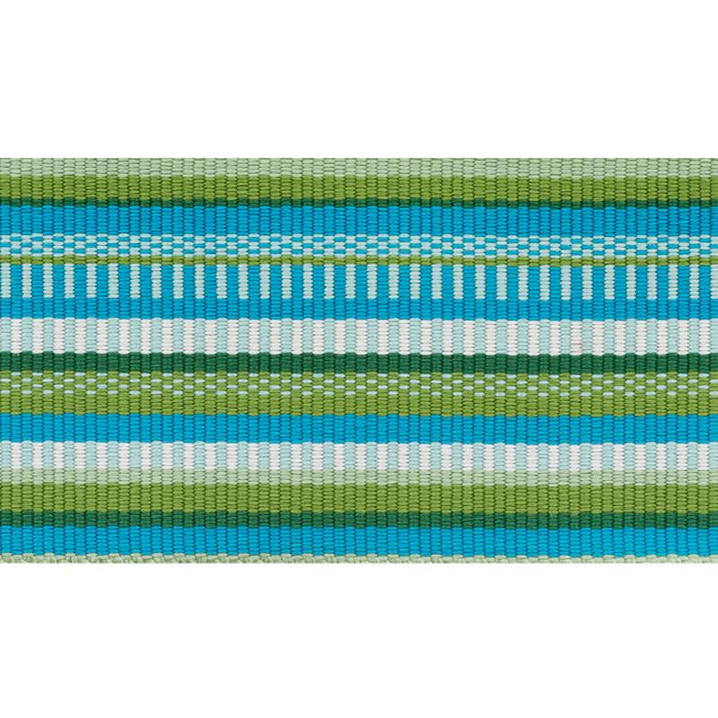 Primavera Tape Wide Meadow 75990 by Schumacher Designer Trim Indoor/Outdoor Prints & Wovens Iii - Swanky Fabrics -