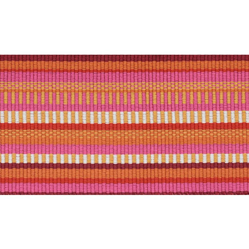 Primavera Tape Wide Berry 75993 by Schumacher Trim Indoor/Outdoor Prints & Wovens Iii - Fabric Carolina -