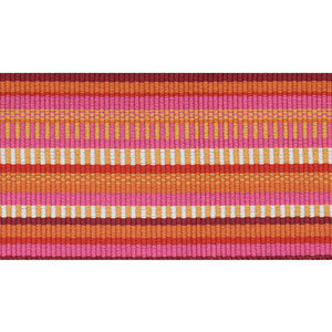 Primavera Tape Wide Berry 75993 by Schumacher Trim