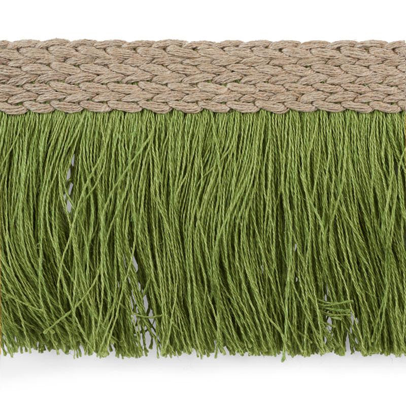 Braided Linen Fringe Leaf 76261 by Schumacher Trim Free Spirit - Fabric Carolina -