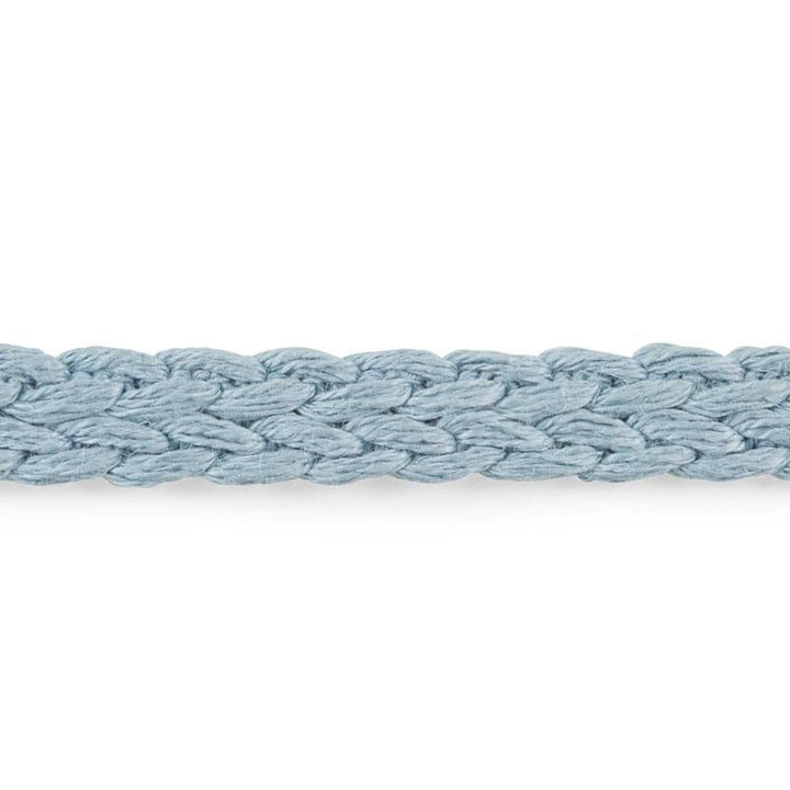 Braided Linen Tape Narrow Sky 76270 by Schumacher Trim Free Spirit - Fabric Carolina -