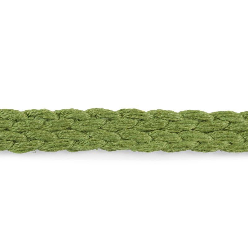 Braided Linen Tape Narrow Leaf 76271 by Schumacher Designer Trim Free Spirit - Swanky Fabrics -