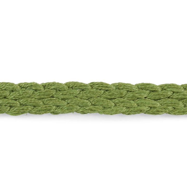 Braided Linen Tape Narrow Leaf 76271 by Schumacher Designer Trim Free Spirit - Swanky Fabrics -