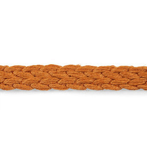 Braided Linen Tape Narrow Orange 76272 by Schumacher Trim