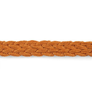 Braided Linen Tape Narrow Orange 76272 by Schumacher Trim