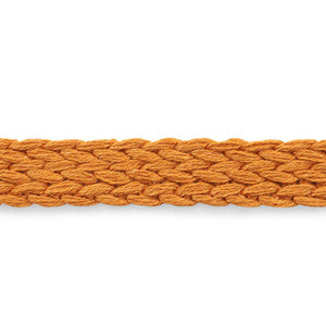 Braided Linen Tape Medium Orange 76282 by Schumacher Trim