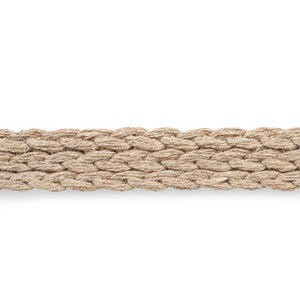 Braided Linen Tape Medium Natural 76284 by Schumacher Trim