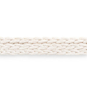 Braided Linen Tape Medium Ivory 76285 by Schumacher Trim