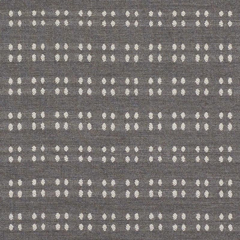 Bolsa Indoor/Outdoor Charcoal 76340 by Schumacher Fabric Indoor/Outdoor: Prints & Wovens 1.25" - Fabric Carolina -