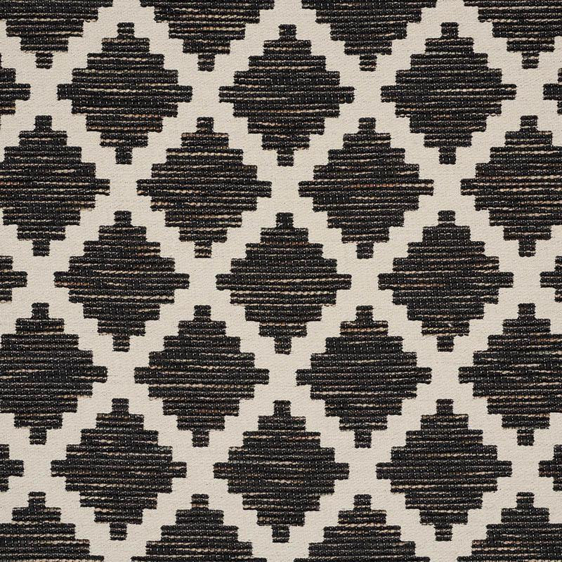 Tibur Black 76540 by Schumacher Fabric World View 5.0" - Fabric Carolina -