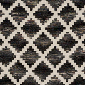 Tibur Black 76540 by Schumacher Fabric