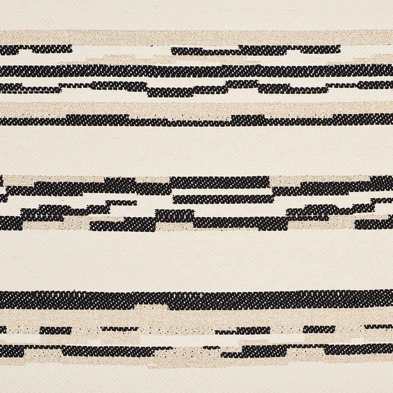 Sambar Black & Gold 76511 by Schumacher Fabric World View - Fabric Carolina -