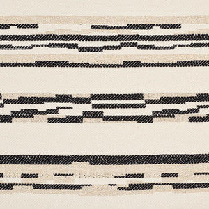 Sambar Black & Gold 76511 by Schumacher Fabric