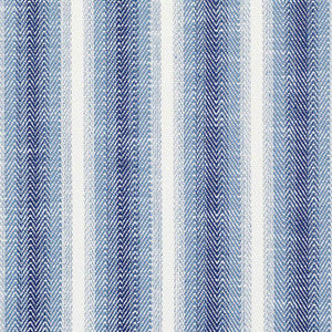 Colada Stripe Indoor/Outdoor Blue 76660 by Schumacher Fabric