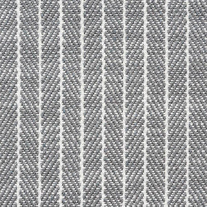 Garter Stripe Indoor/Outdoor Slate 76673 by Schumacher Fabric