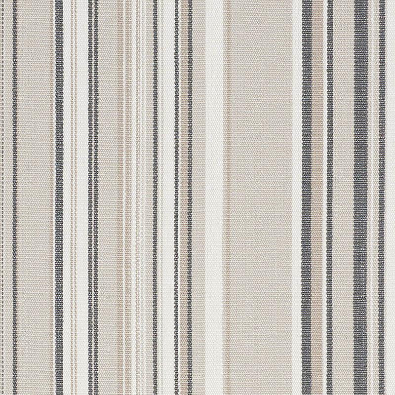 Ponderosa Stripe Natural 76631 by Schumacher Designer Fabric Indoor/Outdoor Linen 14.0" - Swanky Fabrics -