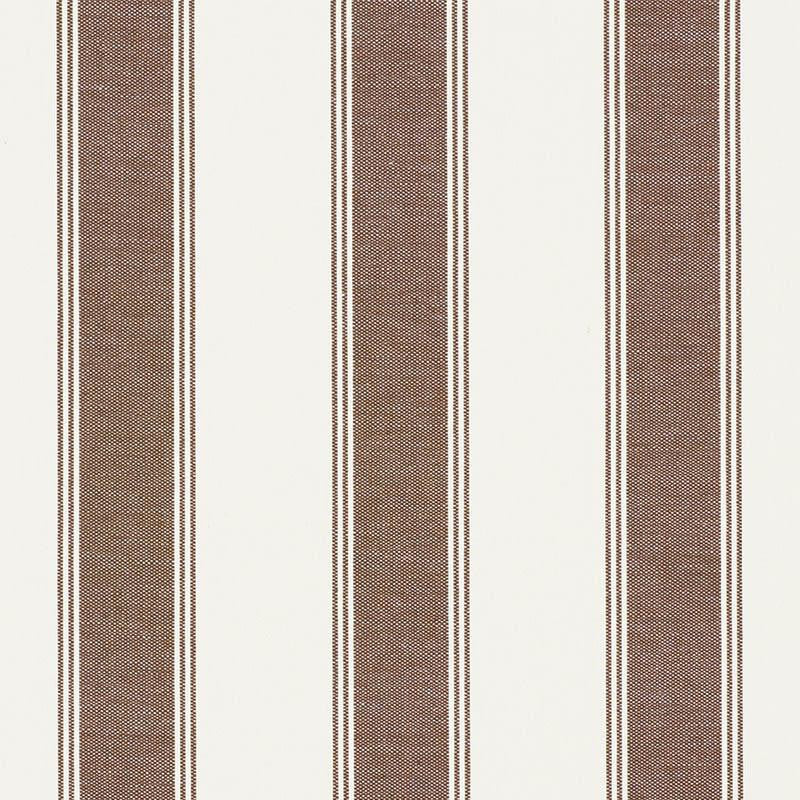 Rafe Stripe Berber Brown 75822 by Schumacher Fabric Veere Grenney 4.38" - Fabric Carolina -