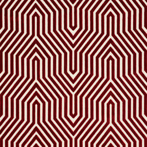Vanderbilt Velvet Garnet 66196 by Schumacher Fabric