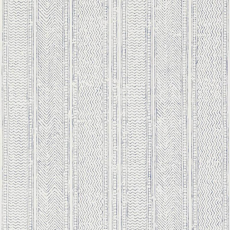 Mohave Indigo 5009842 by Schumacher Wallpaper World View 20.25" - Fabric Carolina -