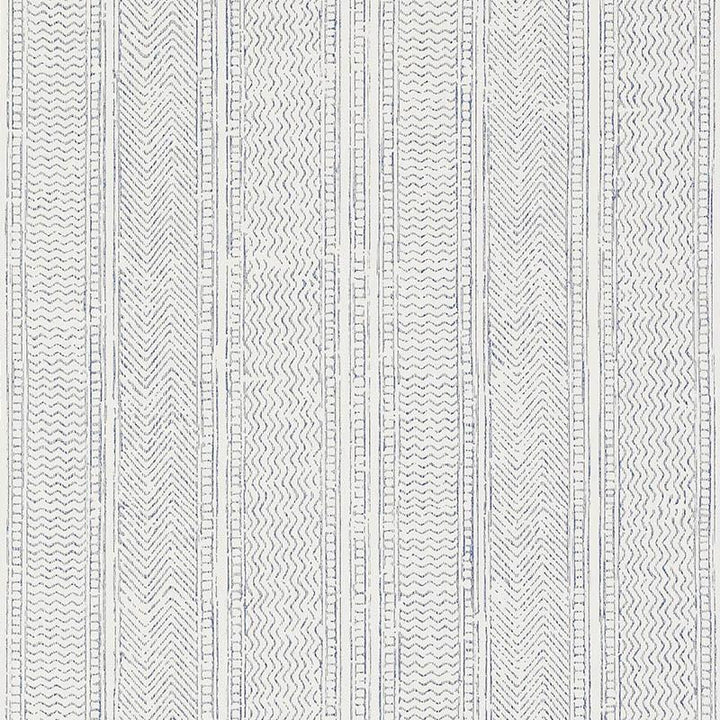 Mohave Indigo 5009842 by Schumacher Wallpaper World View 20.25" - Fabric Carolina -