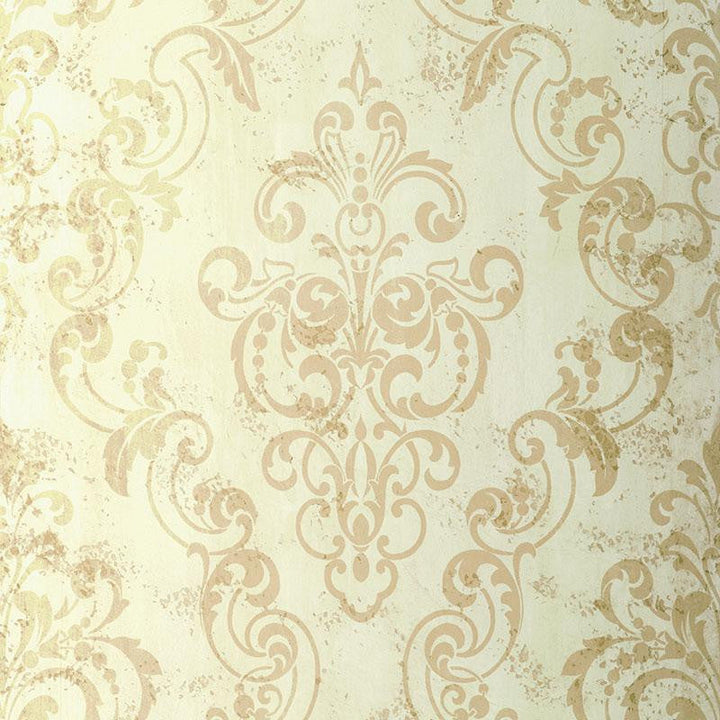 Giovan Damask Patina 529122 by Schumacher Designer Wallpaper Palazzo 27.0" - Swanky Fabrics -