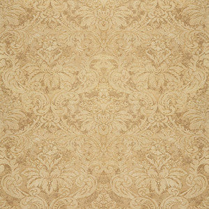 Damasco Metallico Gold Leaf 529911 by Schumacher Wallpaper