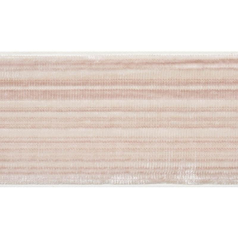 Gaspard Velvet Tape Wide Blush 74240 by Schumacher Trim Statement Trims - Fabric Carolina -