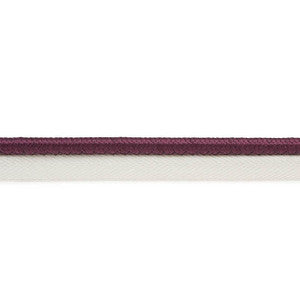 Gustave Silk Lip Cord Wide Eggplant 74575 by Schumacher Trim