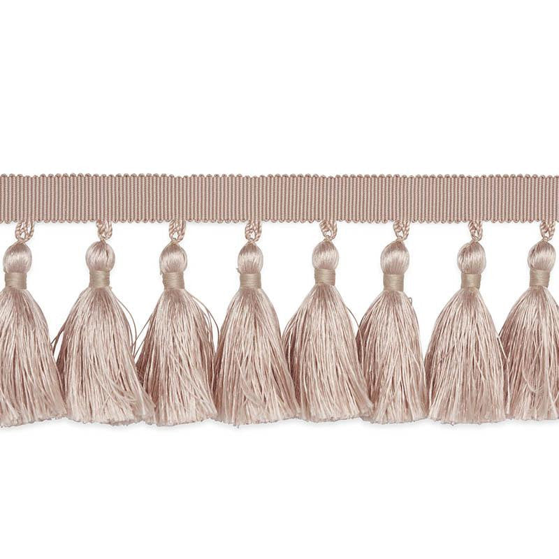Valentin Silk Tassel Blush 76802 by Schumacher Designer Trim Perfect Basics: Trims & Tassels - Swanky Fabrics -