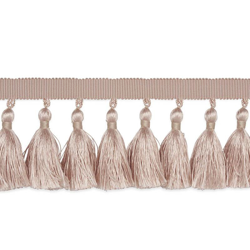 Valentin Silk Tassel Blush 76802 by Schumacher Trim Perfect Basics: Trims & Tassels - Fabric Carolina -